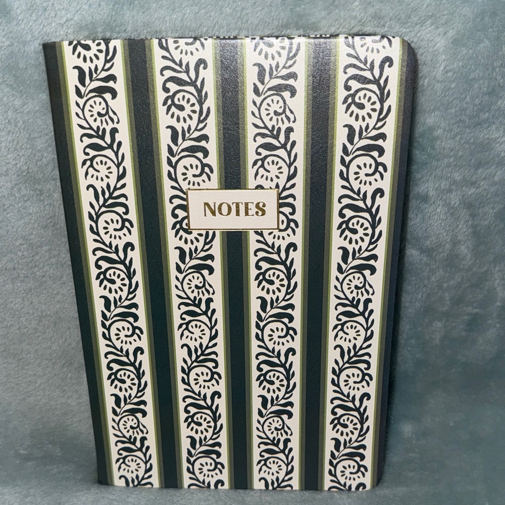 Two Sea Elegant Striped Notebook for Home Office